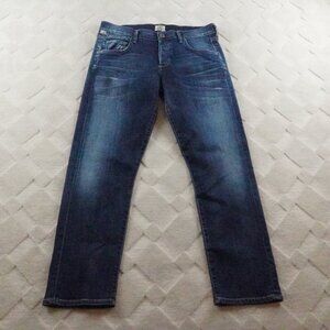 Citizens Of Humanity Emerson Slim Boyfriend Fit Jean Womens 28 Dark Blue Denim
